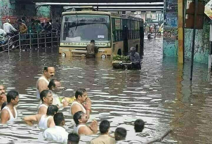 In Pictures: Chennai Struggles as Heavy Rains Lash City