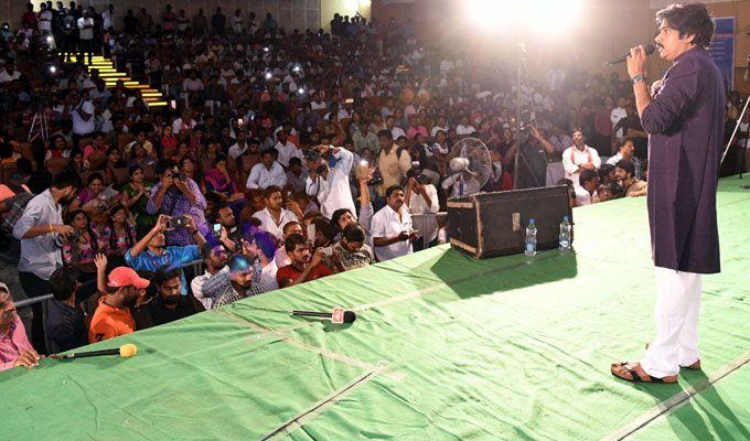 Pawan Kalyan Meets DCI Employee’s at Vizag Photos