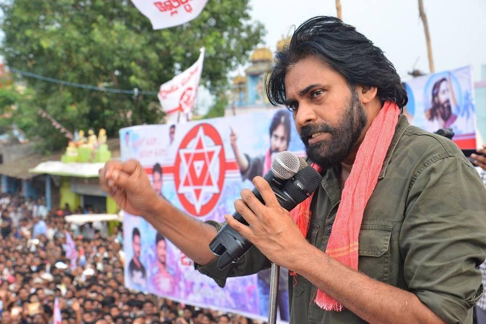 JanaSena Chief Pawan Kalyan at NARSIPATNAM Photos