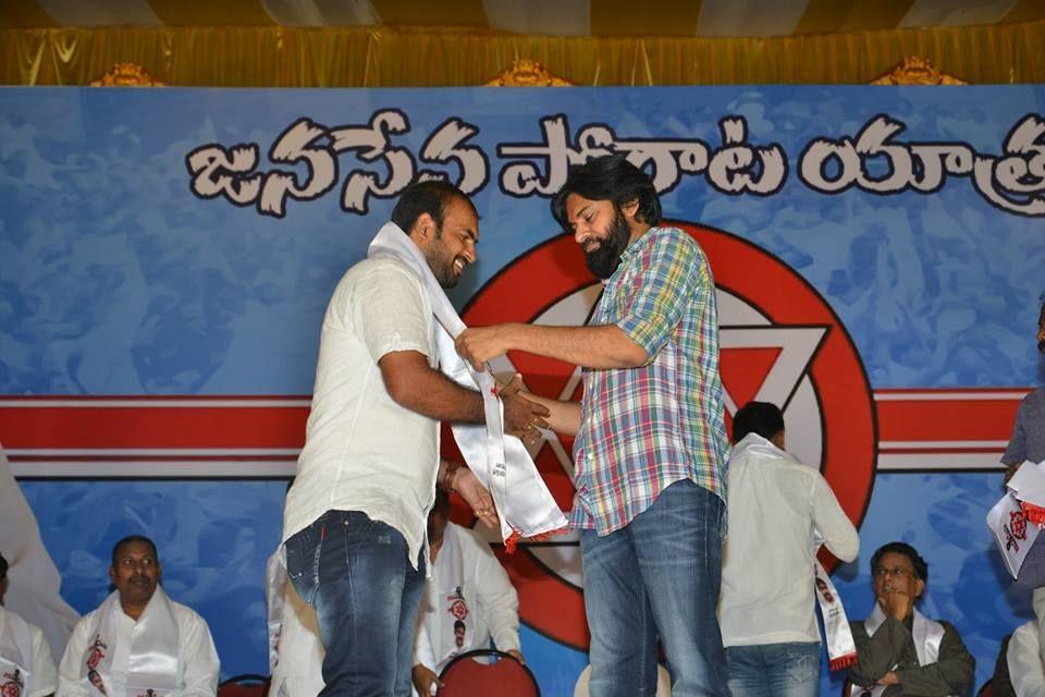 JanaSena Chief Pawan Kalyan welcomes new Leaders into the Party in Visakhapatnam