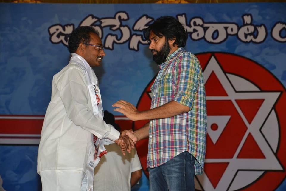 JanaSena Chief Pawan Kalyan welcomes new Leaders into the Party in Visakhapatnam