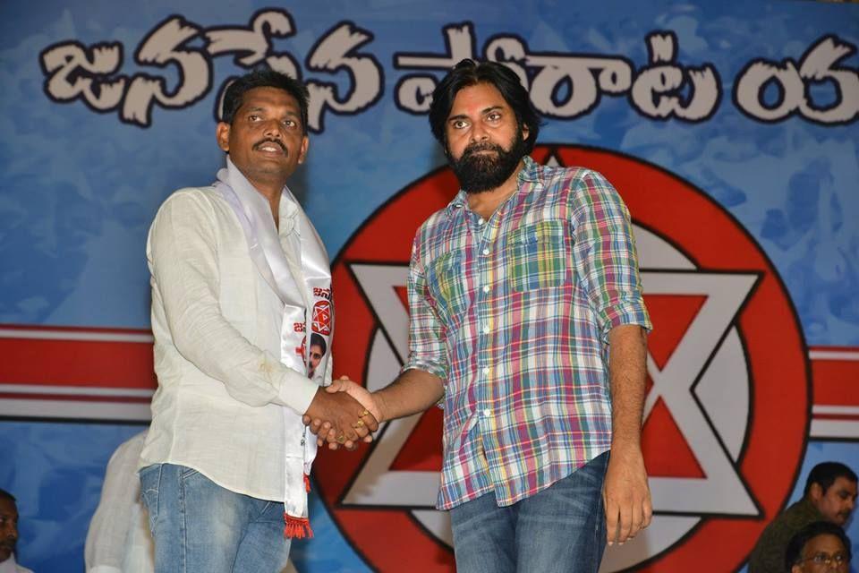 JanaSena Chief Pawan Kalyan welcomes new Leaders into the Party in Visakhapatnam