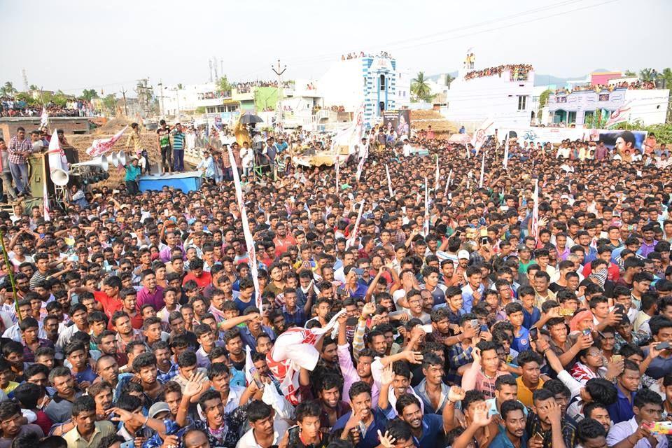 JanaSena Porata Yatra in Palakonda Photos