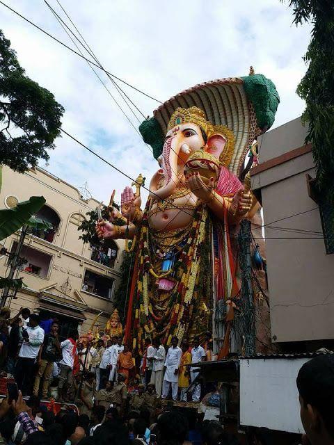 Khairatabad Ganesh Nimajjanam at Tankbund 2017 Photos