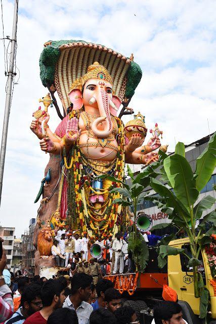 Khairatabad Ganesh Nimajjanam at Tankbund 2017 Photos