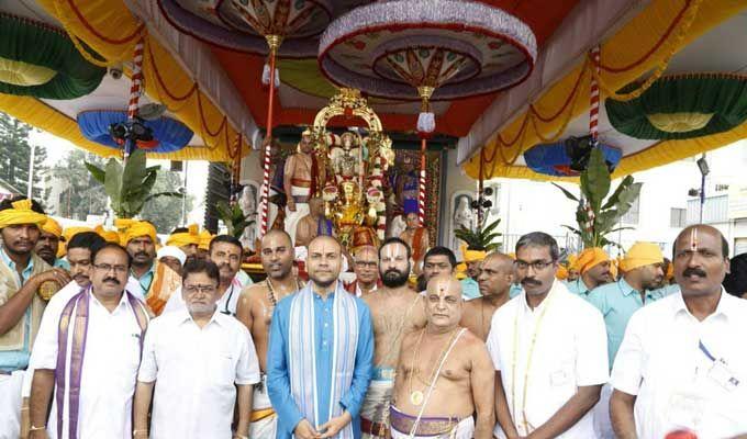 Lord Balaji On Hanumantha Vahanam Tirumala Brahmotsavam 2017