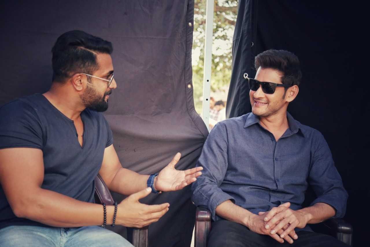 Mahesh Babu with Kannada hero Sri Murali and Karthi Photos