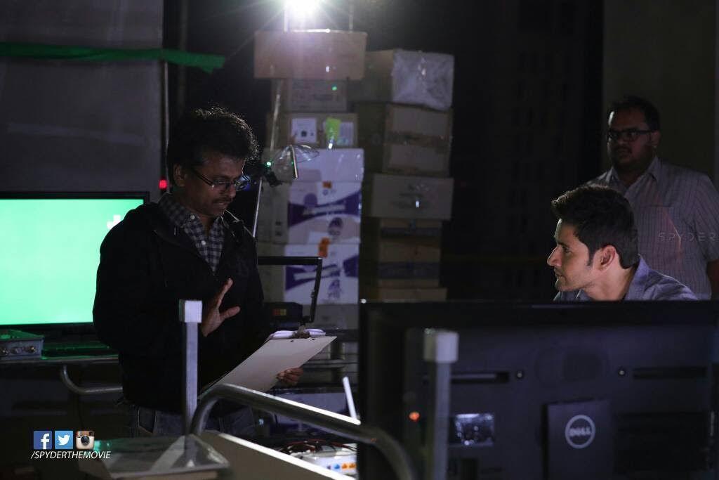 Mahesh babu 'Spyder' Movie Latest Posters & Working Stills