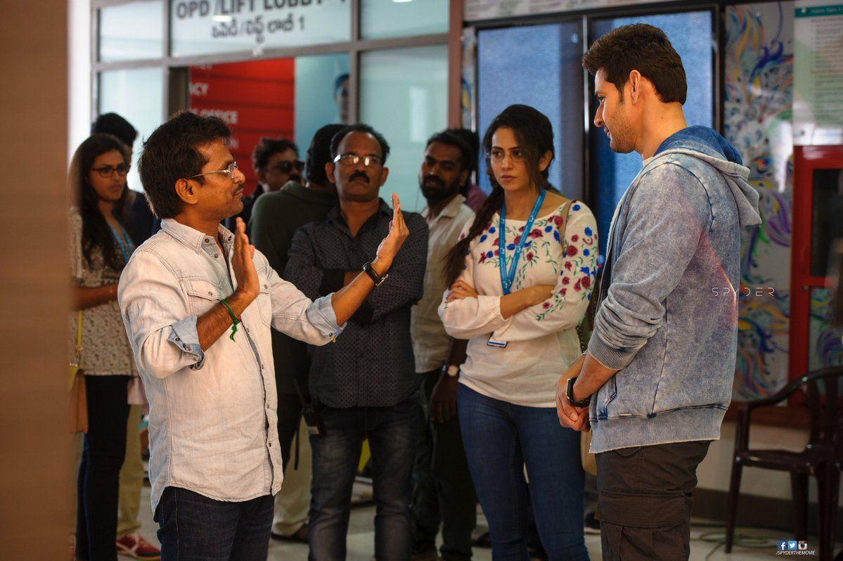 Mahesh babu 'Spyder' Movie Latest Posters & Working Stills