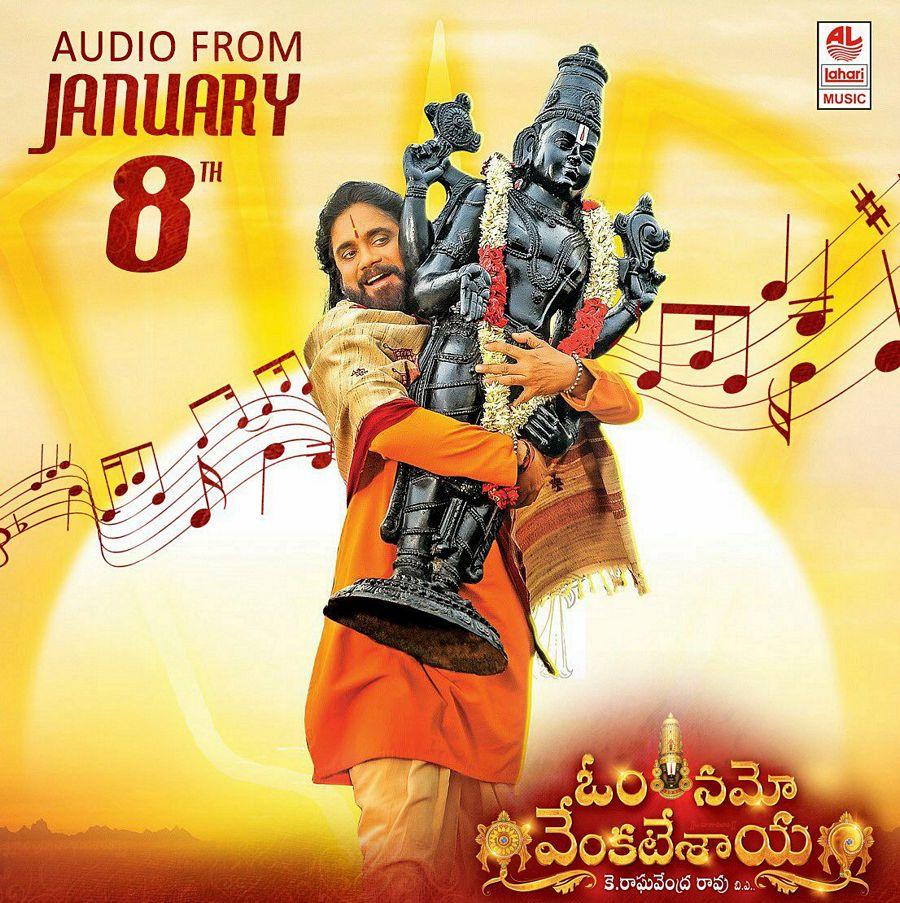 Nag Om Namo Venkatesaya Movie Latest Posters & Working Stills