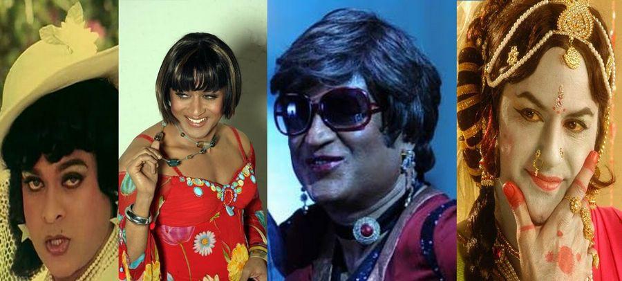 PHOTOS: INDIAN ACTORS DRESSED in LADY GETUP