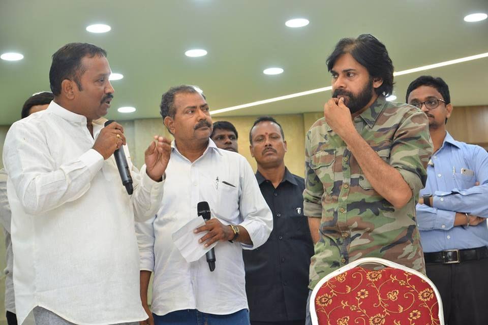 Pawan Kalyan Meeting with Intellectuals & prominent persons from Srikakulam