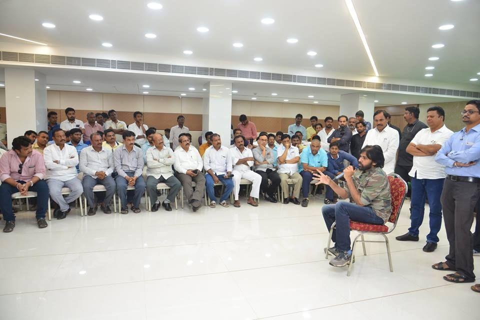 Pawan Kalyan Meeting with Intellectuals & prominent persons from Srikakulam