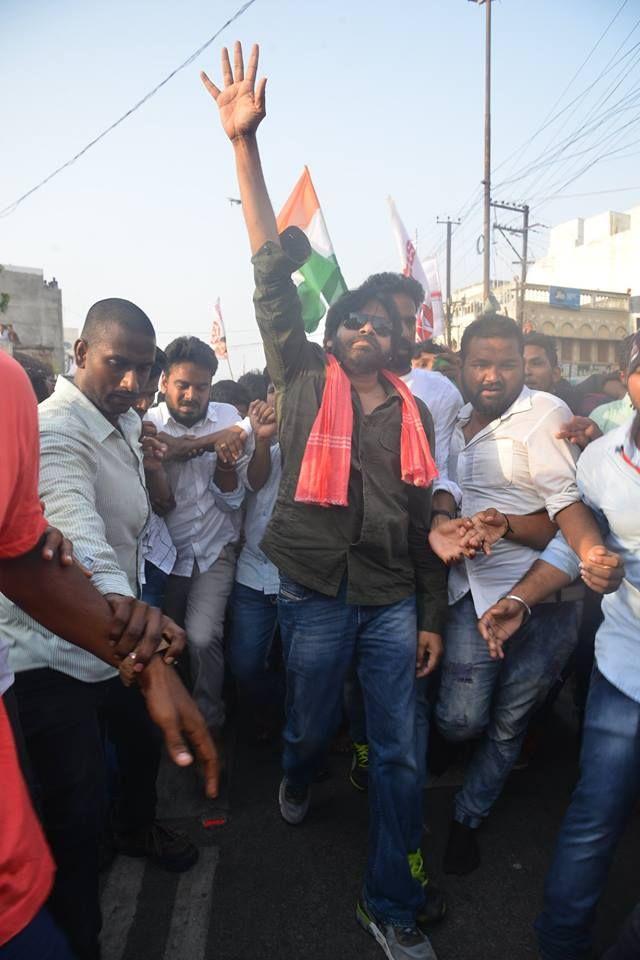 Pawan Kalyan at Ichchapuram Bahiranga Sabha Photos