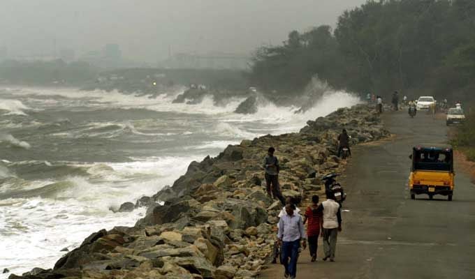 Pethai Cyclone Effect Photos In Andhra Pradesh