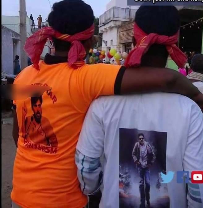 Power Star Pawan Kalyan Fans Craze Photos