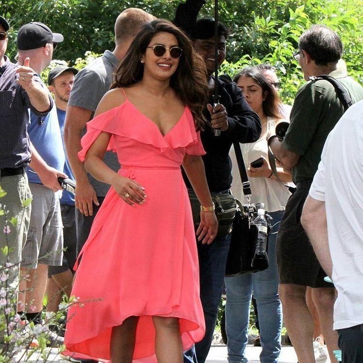 Priyanka Chopra Latest Photos On the sets of Isn't It Romantic Movie