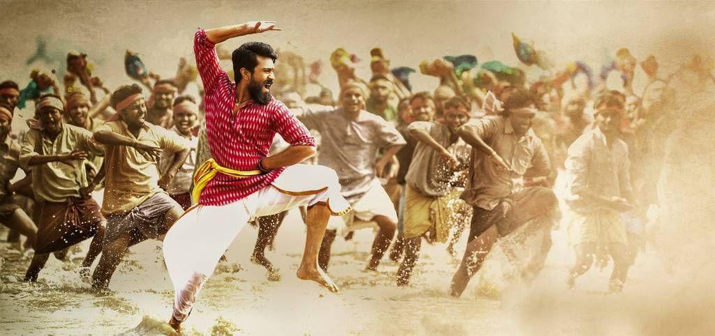 Ram Charan, Samantha & Pooja Hegde's working stills in a song from Rangasthalam