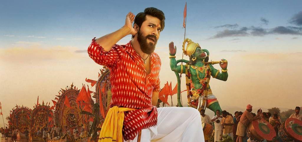 Ram Charan, Samantha & Pooja Hegde's working stills in a song from Rangasthalam