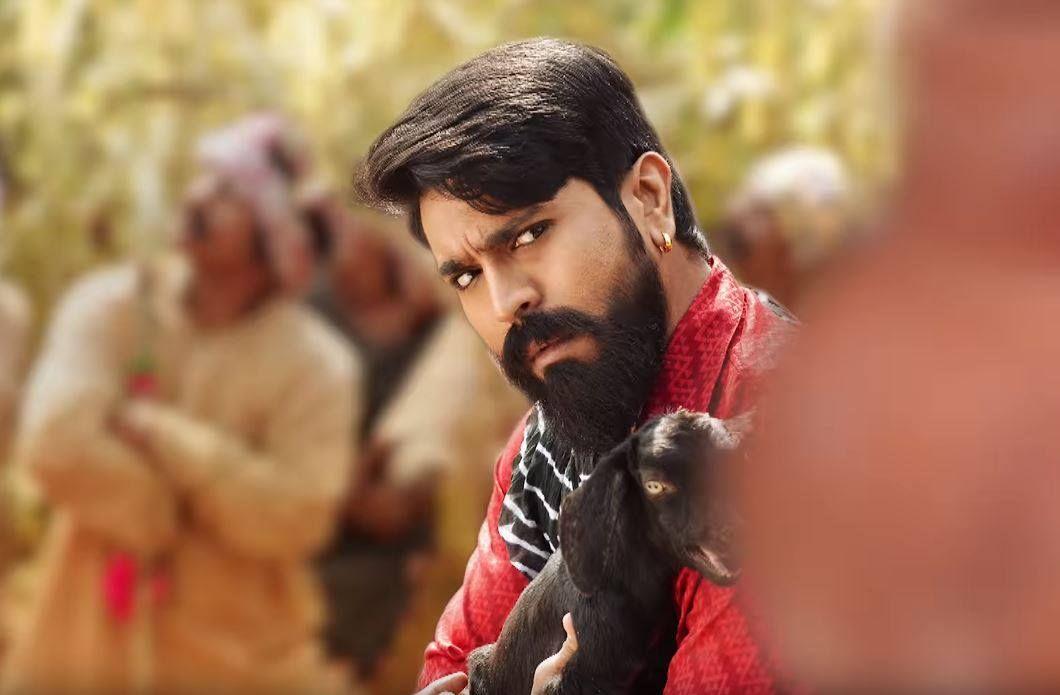 Ram Charan, Samantha & Pooja Hegde's working stills in a song from Rangasthalam