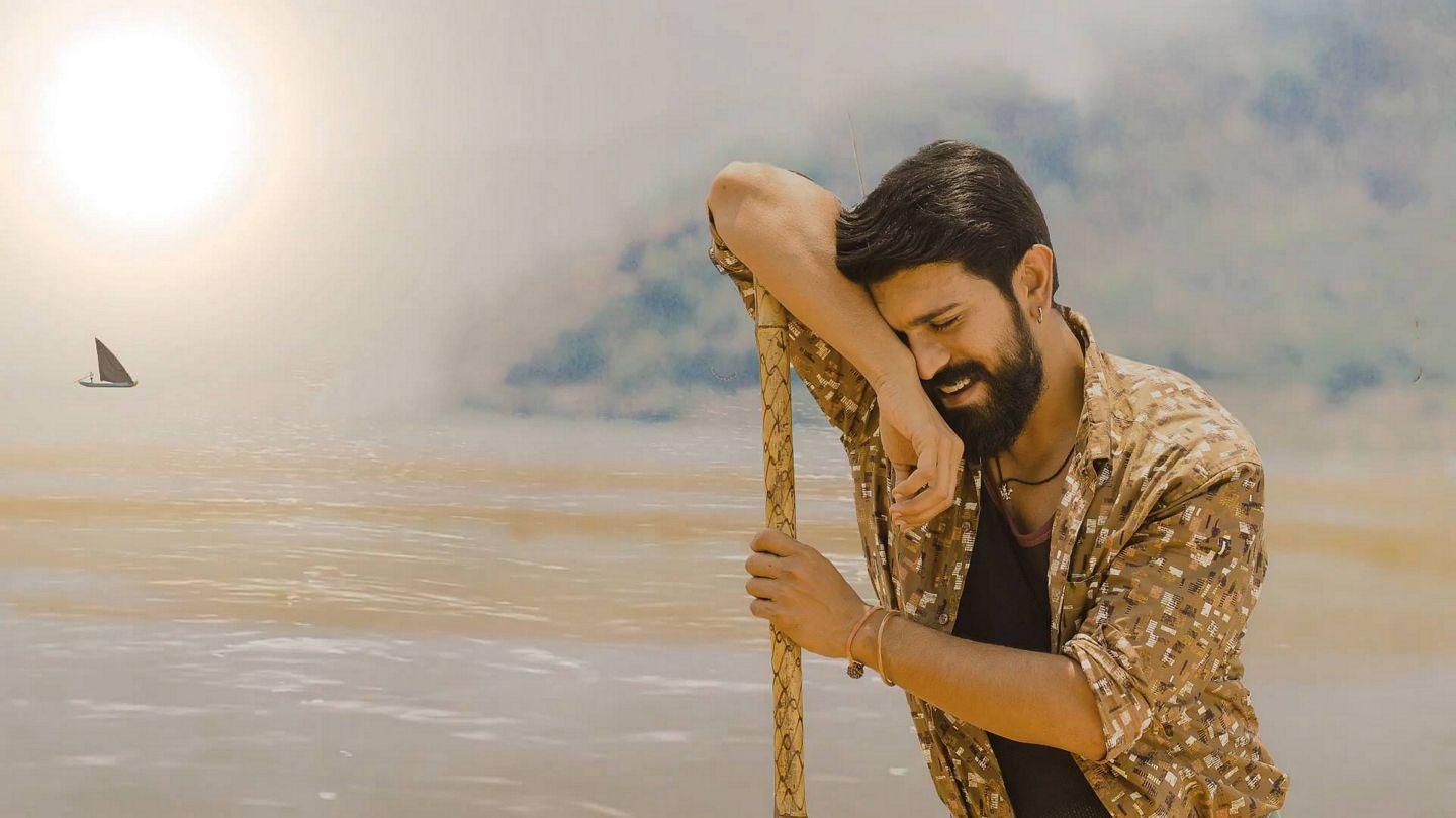 Ram Charan, Samantha & Pooja Hegde's working stills in a song from Rangasthalam