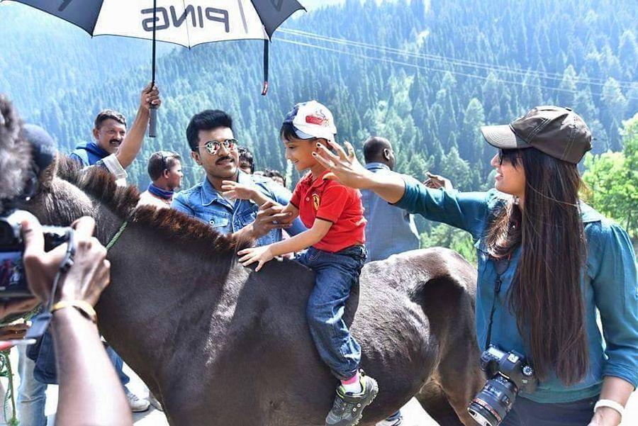 Ram Charan Dhruva Unseened Set Locations Photos