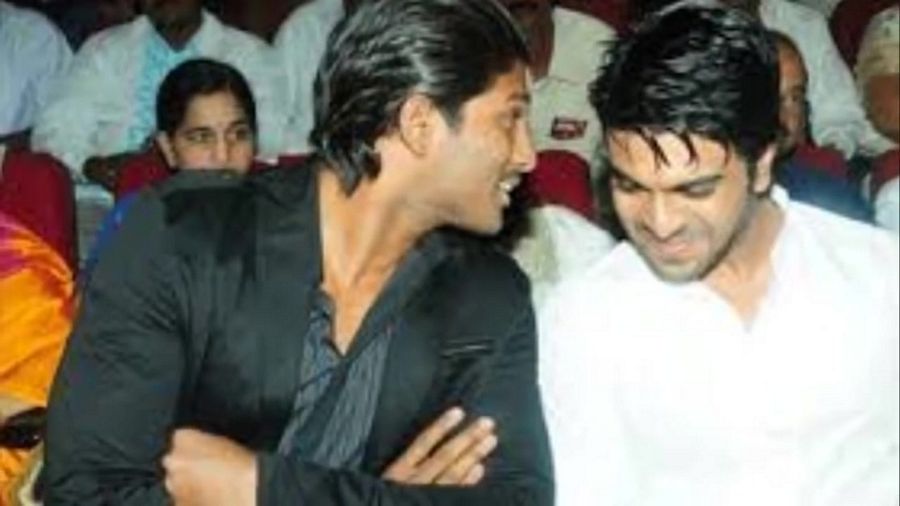 Ram Charan and Allu Arjun Unseen Photos