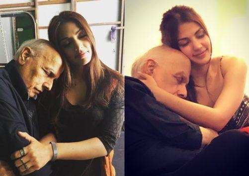 Rhea Chakraborty And Mahesh Bhatt Viral Pictures Photos