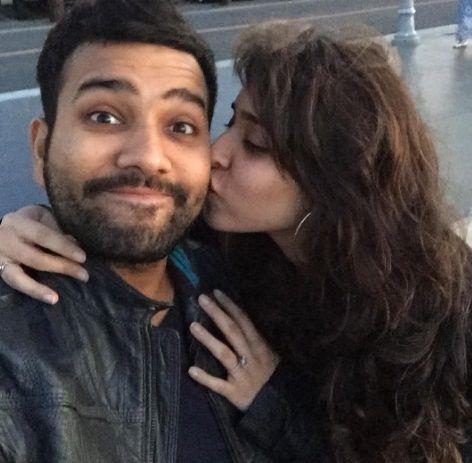 Rohit Sharma Personal Photos with Wife Ritika Sajdeh and Family