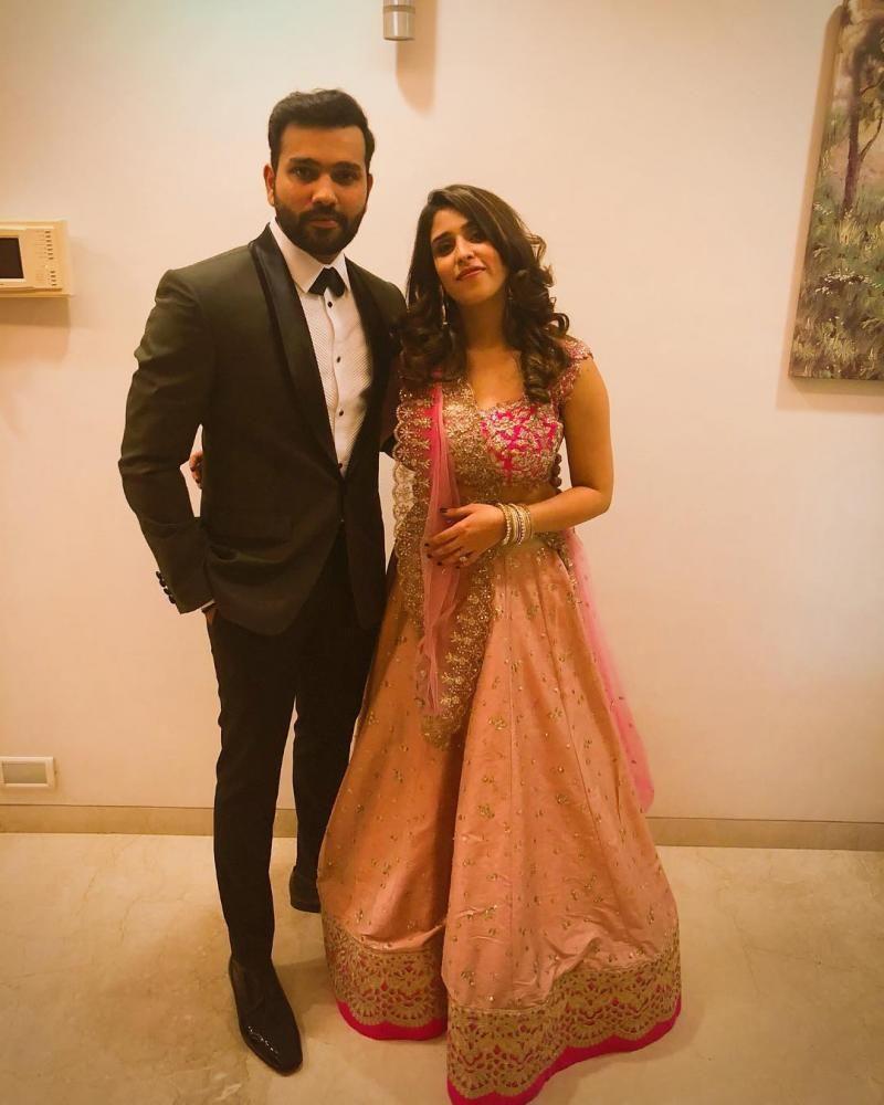 Rohit Sharma Personal Photos with Wife Ritika Sajdeh and Family