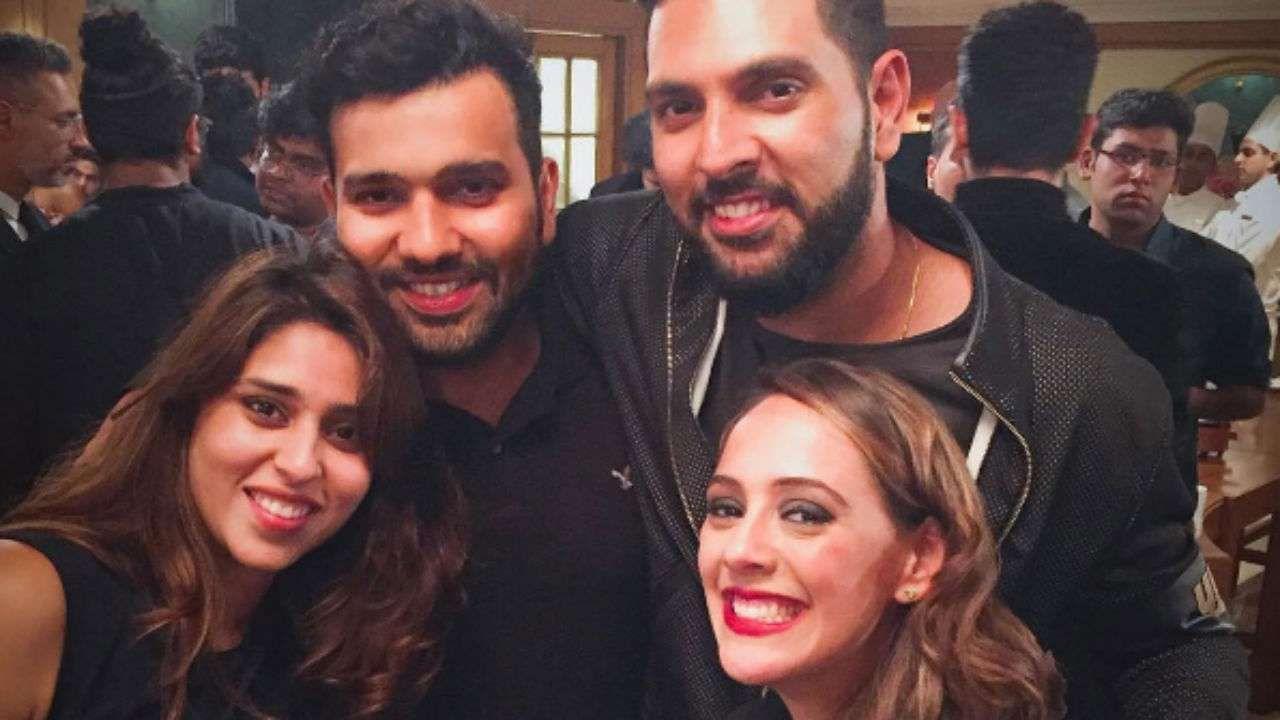 Rohit Sharma Personal Photos with Wife Ritika Sajdeh and Family