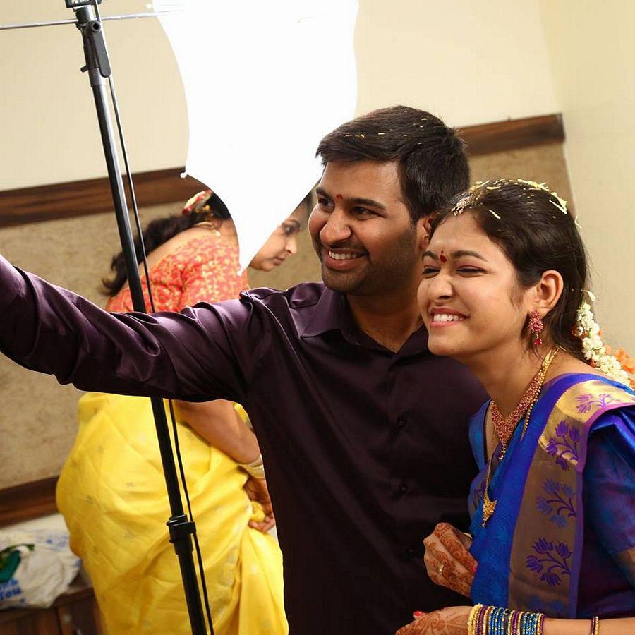 Singer Sri Teja & Valli Gayatri Engagement Photos