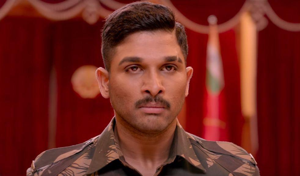 Working stills of Allu Arjun from NSNI Naa Peru Surya Naa Illu India