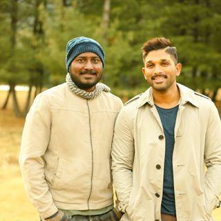 Working stills of Allu Arjun from NSNI Naa Peru Surya Naa Illu India