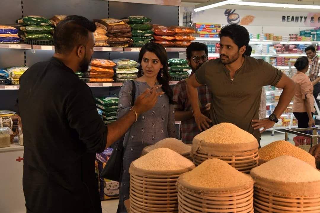 Working stills of Naga Chaitanya & Samantha's Big Bazar AD Shoot