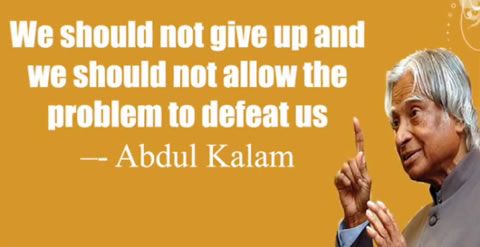 Abdul Kalam Inspirational And Motivational Quotes