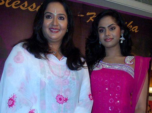 Actress Radha family Photos