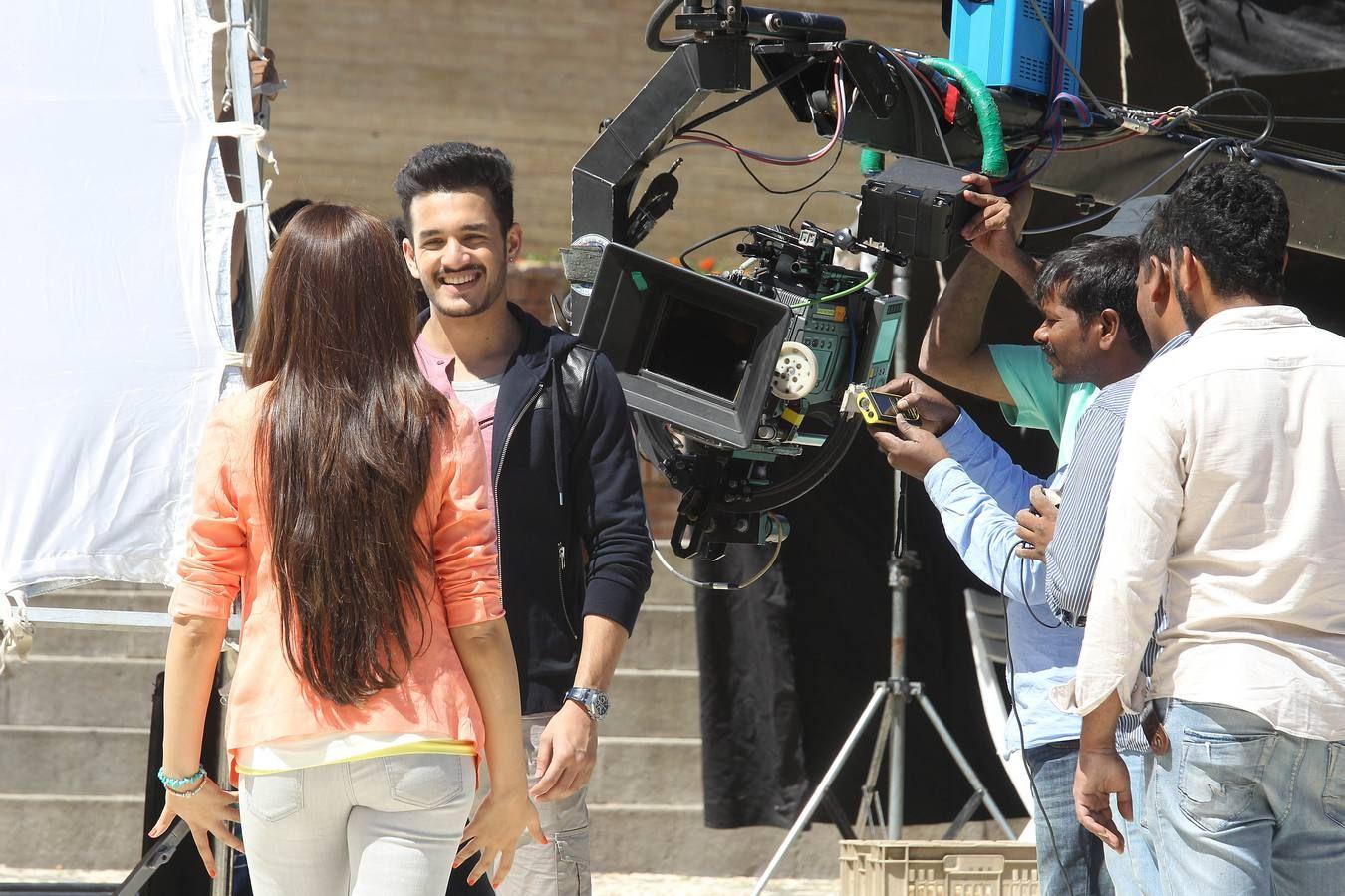 Akkineni Akhil Movie Latest Working Stills