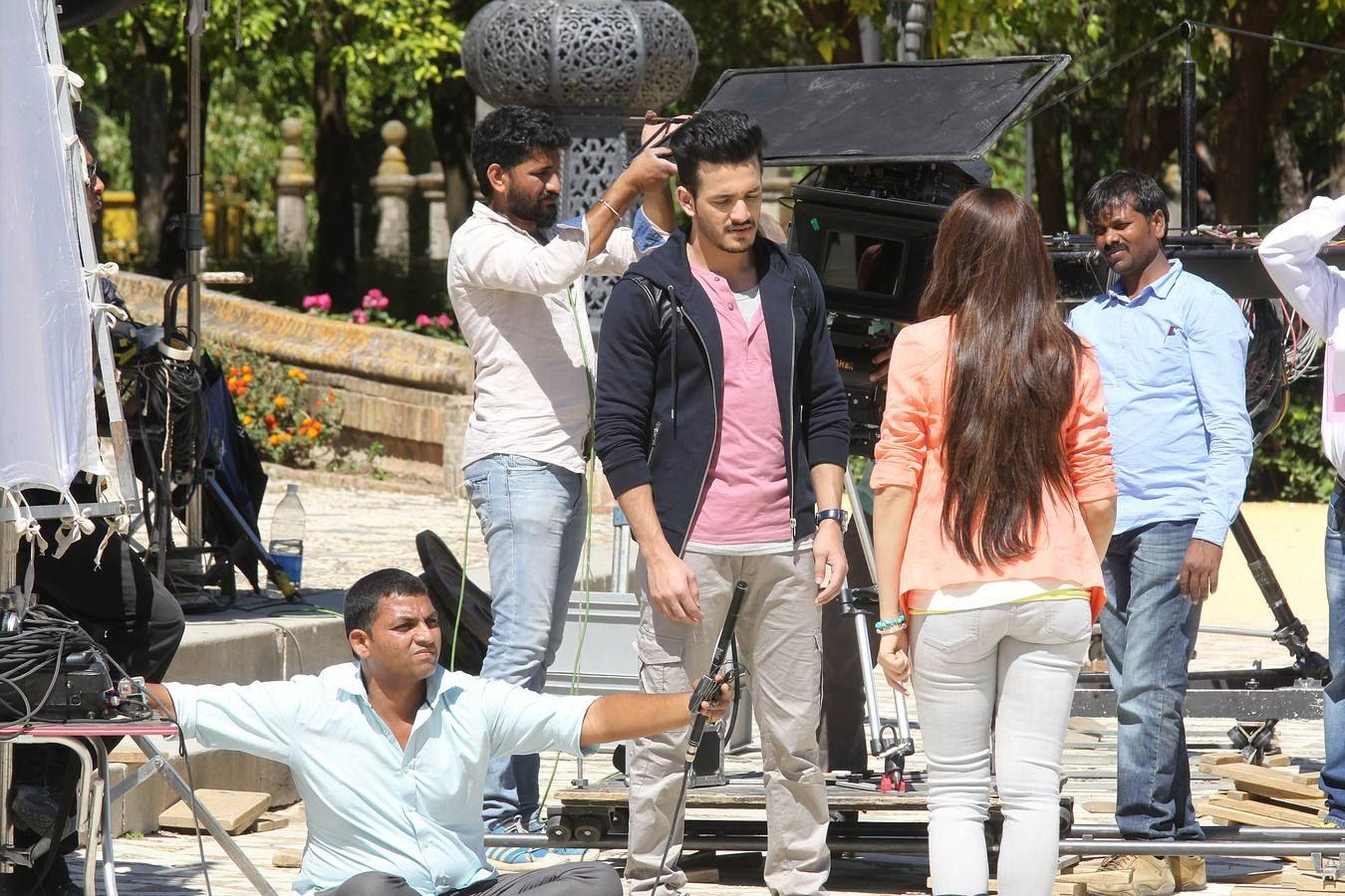 Akkineni Akhil Movie Latest Working Stills