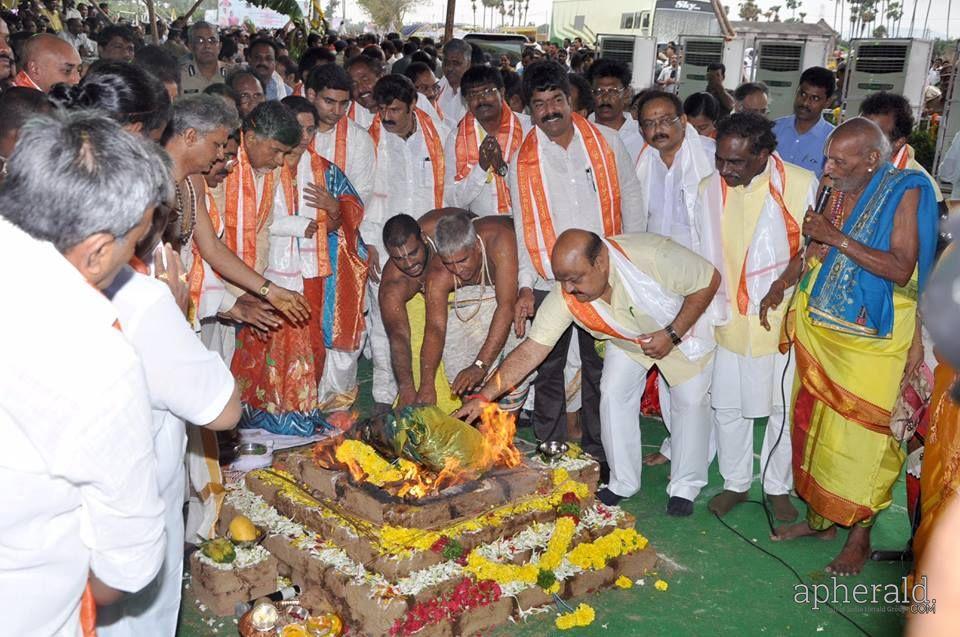 Amaravati Bhoomi Pooja Photos