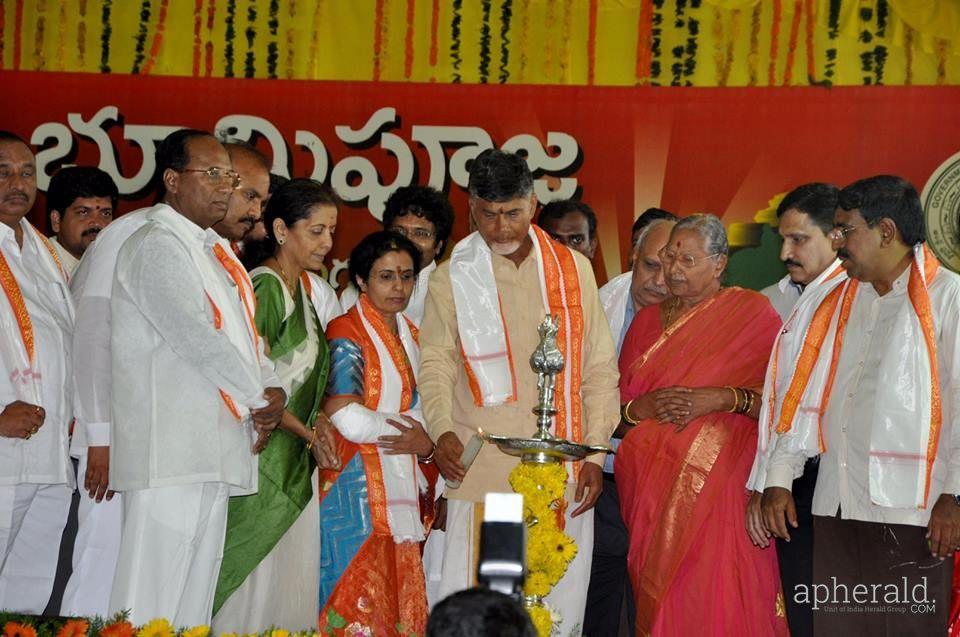 Amaravati Bhoomi Pooja Photos