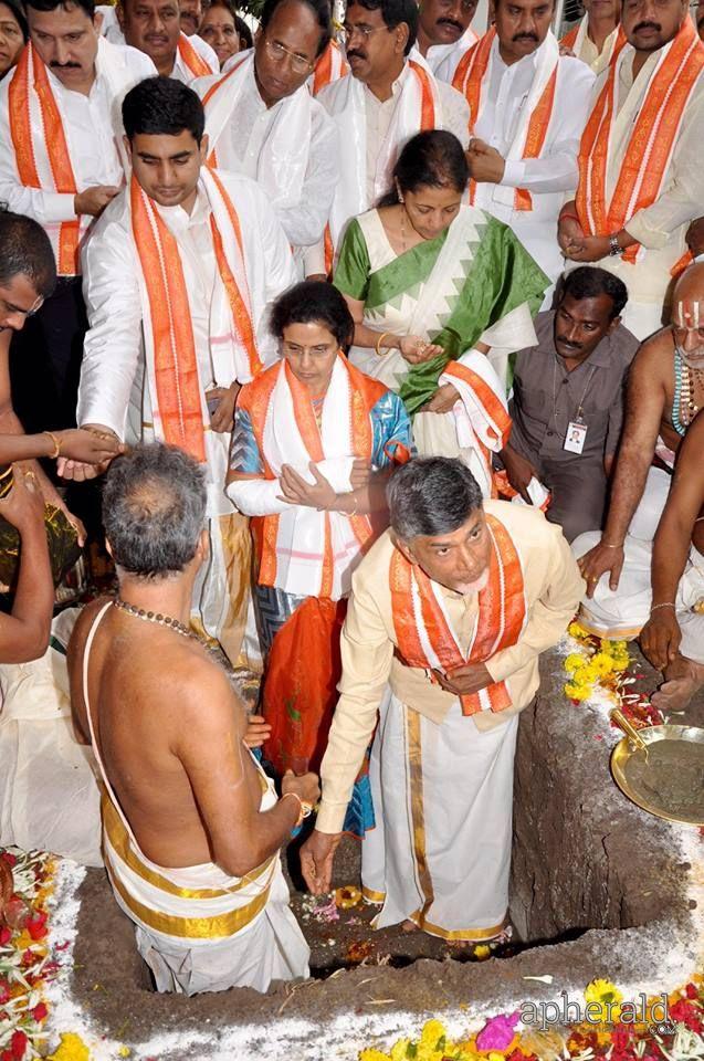 Amaravati Bhoomi Pooja Photos