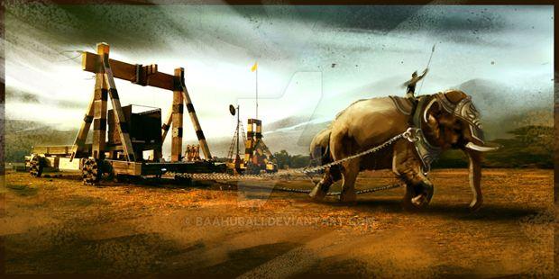 Baahubali Movie Extraordinary Sets Photos