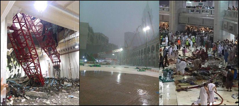 PHOTOS: Crane collapse kills at least 107 in Mecca Grand Mosque