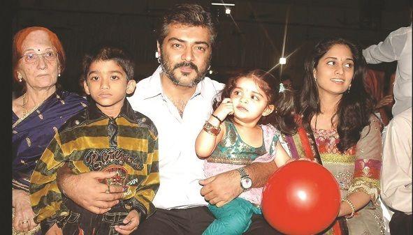 Hero Ajith Family Photos