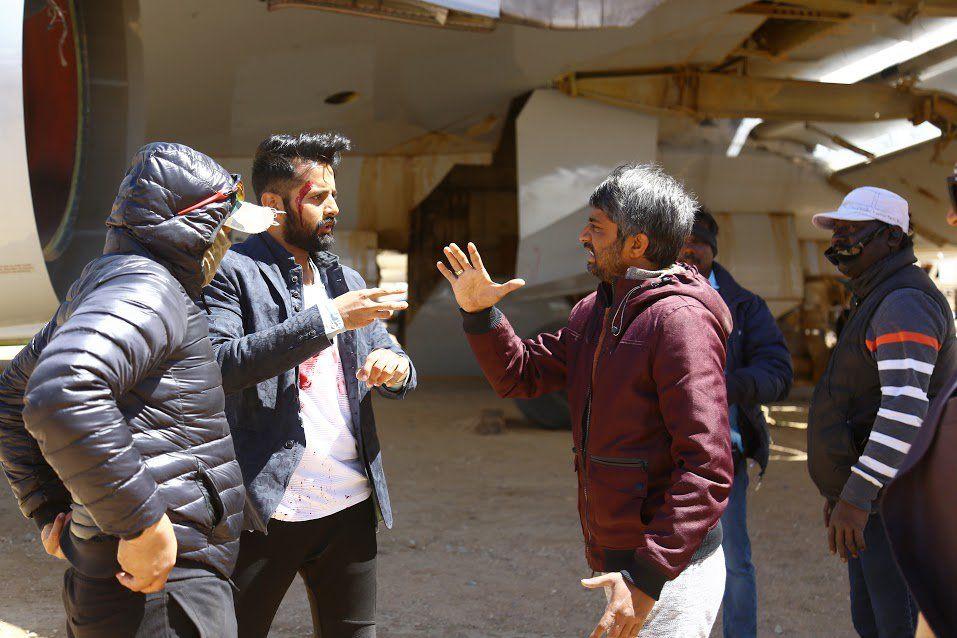 Hero Nithin's LIE Movie New Working Stills & Posters