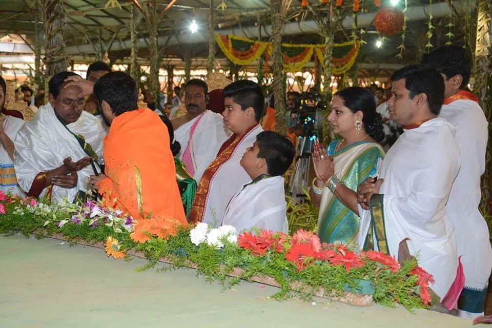  KCR Ayutha chandiyagam at kcr Farm house