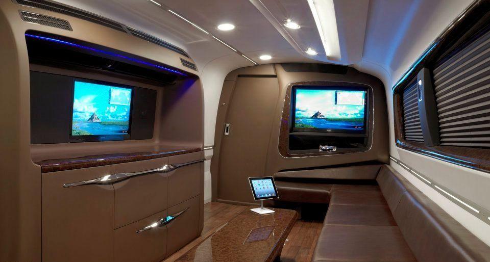 Mahesh Babu Interior Caravan Photos