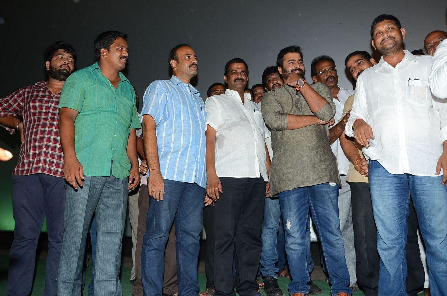 Nara Rohit Pics At Mandapeta Theatre