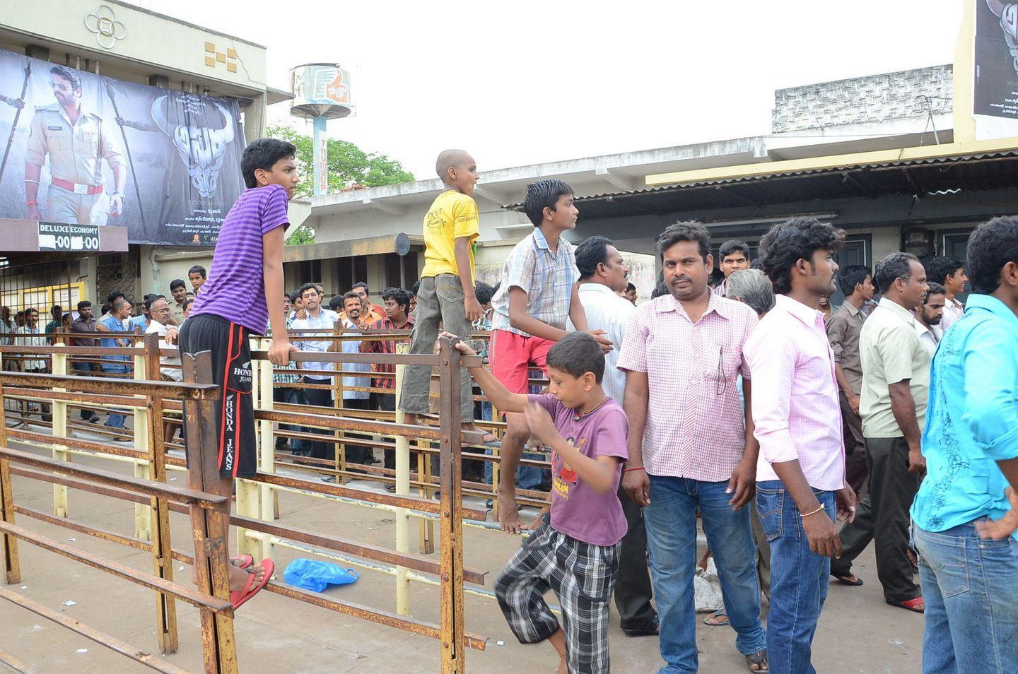 Nara Rohit Pics At Mandapeta Theatre